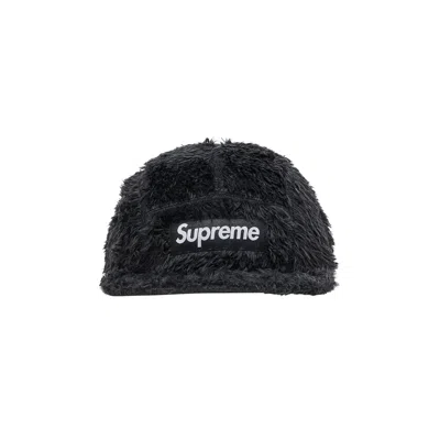 Pre-owned Supreme Fuzzy Camp Cap 'black' | Men's Size Onesize