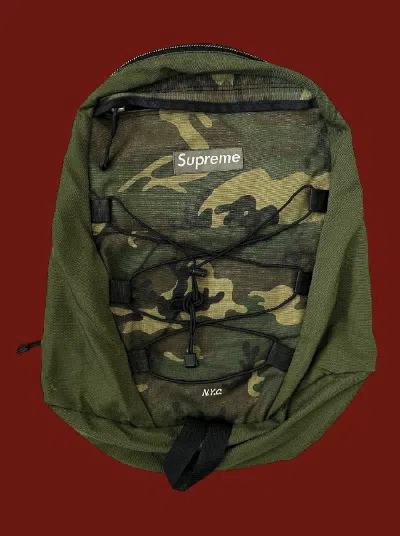 Pre-owned Supreme Fw 1996 Camo Backpack In Multi