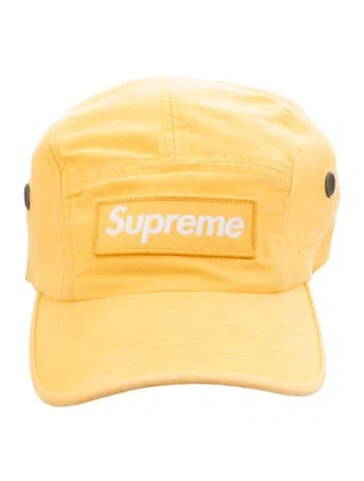 Pre-owned Supreme Fw 22 Military Camp Cap In Yellow