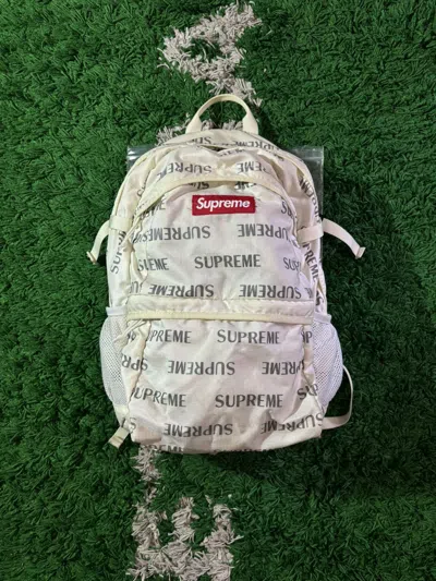 Pre-owned Supreme Fw16 3m Reflective Backpack