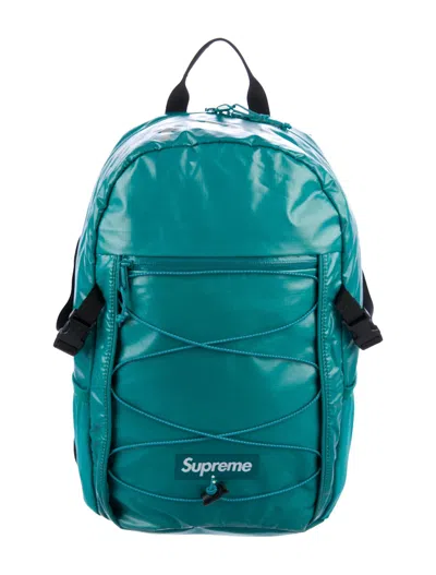 Pre-owned Supreme Fw17 Backpack In Dark Teal