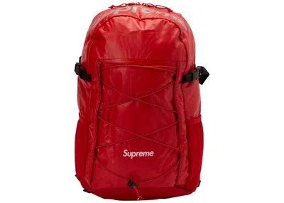Pre-owned Supreme Fw17 Backpack In Red