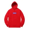 Supreme Fw17 Box Hooded Sweatshirt Red Bogo