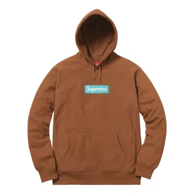 Supreme Fw17 Box Logo Hoodie 'brown'