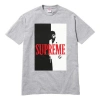 Supreme Fw17 Scarface Split Heather Grey Tee In Gray