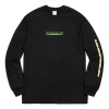 Supreme Fw18 1994 L/s Tee Black Chest Long Sleeves Unisex