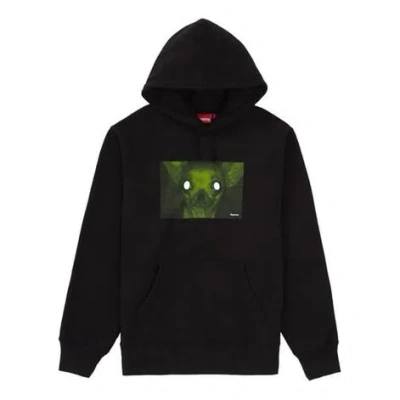 Supreme Fw18 Chris Cunningham Chihuahua Hooded Sweatshirt Black