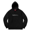 Supreme Fw18 Classic Script Hooded Sweatshirt Black