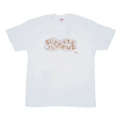 Supreme Fw18 Eternal Tee White Logo Printing Short Sleeve Unisex