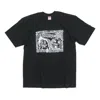 Supreme Fw18 Faces Tee Black Abstract Human Face Short Sleeve Unisex