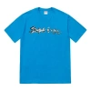 Supreme Fw18 Fw18 Liquid Bright Blue Logo Tee