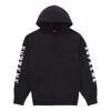 Supreme Fw18 Gradient Sleeve Hooded Sweatshirt Black