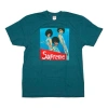 Supreme Fw18 Group Tee Slate Printing Short Sleeve Unisex In Blue