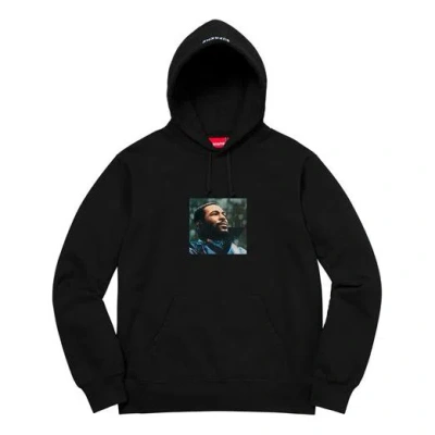 Supreme Fw18 Marvin Gaye Hooded Sweatshirt Black