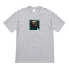 Supreme Fw18 Marvin Gaye Tee Heather Grey Character Printing Short Sleeve Unisex Gray T-shirt In Gray