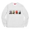 Supreme Fw18 Mike Kelley Ahhyouth! Crewneck Sweatshirt 'grey' In Gray