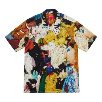 Supreme Fw18 Mike Kelley More Love Hours Than Can Ever Be Repaid Rayon Shirt 'multicolor'