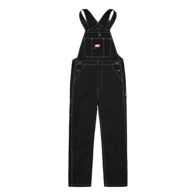 Supreme Fw18 Nike Cotton Twill Overalls Black