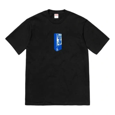 Supreme Fw18 Payphone Tee Black Public Phone Printing Short Sleeve Unisex