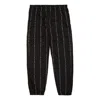 Supreme Fw18 Reflective Text Track Pant Black