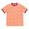 Supreme Fw18 Scatter Ringer Peach Logo Tee In Orange