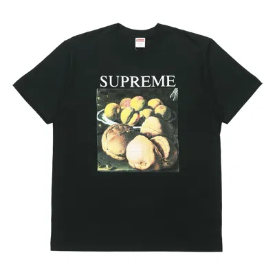 Supreme Fw18 Still Life Tee Black Printing Short Sleeve Unisex
