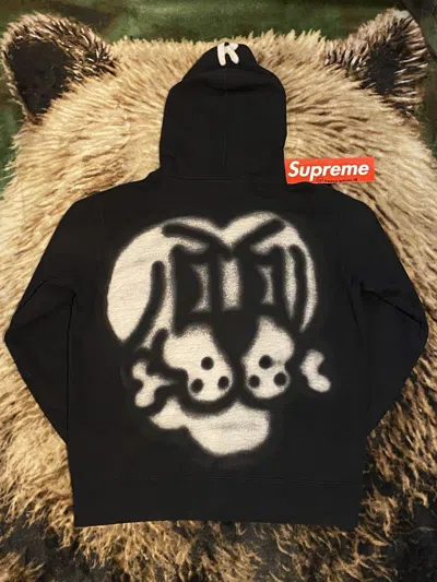 Pre-owned Supreme Fw18  X Chito Bone Zip Up Hoodie In Black