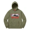 Supreme Fw18 The Killer Hooded Sweatshirt Light Olive In Green