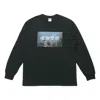 Supreme Fw18 The Killer L/s Tee Black Bloody Twins Chow Yun Fat Chest Printing Pattern Long Sleeves