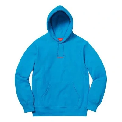 Supreme Fw18 Trademark Hooded Sweatshirt Bright Royal In Blue