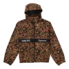 Supreme Fw18 X Gore-tex Court Jacket Flower Print 3m In Brown