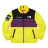 Supreme Fw18 X The North Face Expedition Fleece Jacket Sulphur In Multi