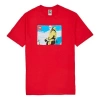 Supreme Fw18 X The North Face Photo Tee Red Crossover Printing Short Sleeve Unisex