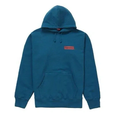Supreme Fw19 Stop Crying Hooded Sweater 'blue'