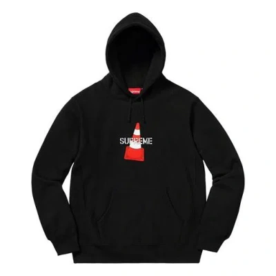 Supreme Fw19 Week 1 Cone Hooded Sweatshirt In Black