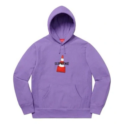 Supreme Fw19 Week 1 Cone Hoodie 'purple'