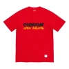 Supreme Fw19 Week 1 Flame S/s Top Logo Short Sleeve Unisex Red
