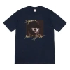 Supreme Fw19 Week 1 Mary J. Blige Tee Character Short Sleeve Unisex Navy Blue