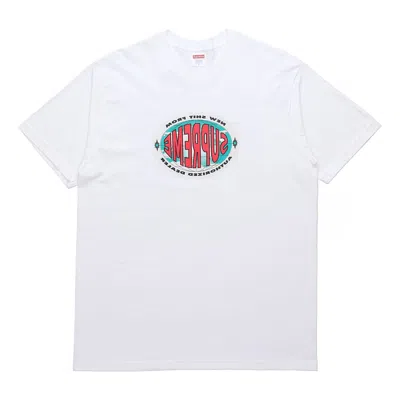 Supreme Fw19 Week 1 New Shit Tee Logo Tee In White
