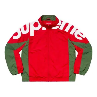 Supreme Fw19 Week 1 Shoulder Logo Track Jacket 'red'