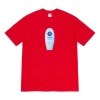 Supreme Fw19 Week 1 Super Cream Tee Short Sleeve Unisex Red