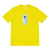 Supreme Fw19 Week 1 Super Cream Tee Short Sleeve Unisex Yellow