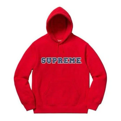 Supreme Fw19 Week 1 The Most Hooded Sweatshirt Logo 'red'