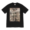 Supreme Fw19 Week 12 X Martin Wong Iglesia Pentecostal Black Tee