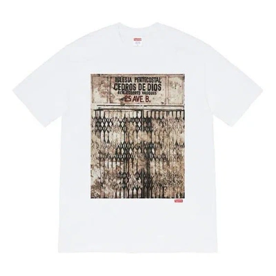 Supreme Fw19 Week 12 X Martin Wong Iglesia Pentecostal White Tee