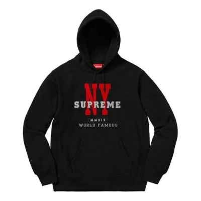 Supreme Fw19 Week 13 Ny Hooded Sweatshirt 'black'