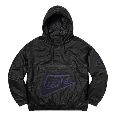 Supreme Fw19 Week 14 X Nike Leather Anorak Box 'black'