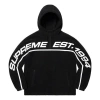 Supreme Fw19 Week 15 Polartec Half Zip Hooded Sweatshirt In Black