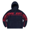 Supreme Fw19 Week 15 Polartec Half Zip Hooded Sweatshirt In Blue