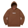 Supreme Fw19 Week 16 Bandana Box Hooded Sweatshirt In Brown